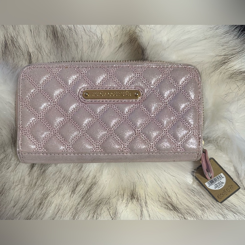 Juicy couture Pink Quilted Wallet